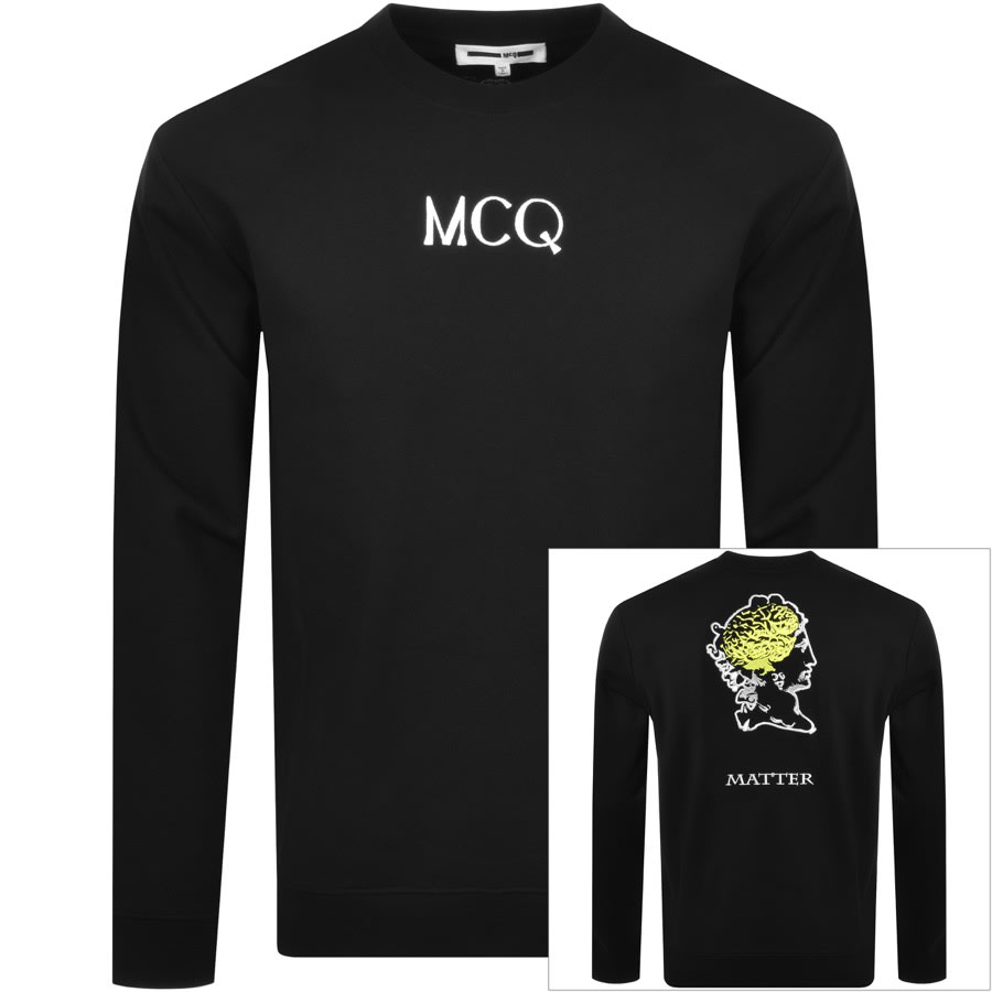 Alternative Image for ProductMCQ Alexander McQueen Logo Sweatshirt Black1